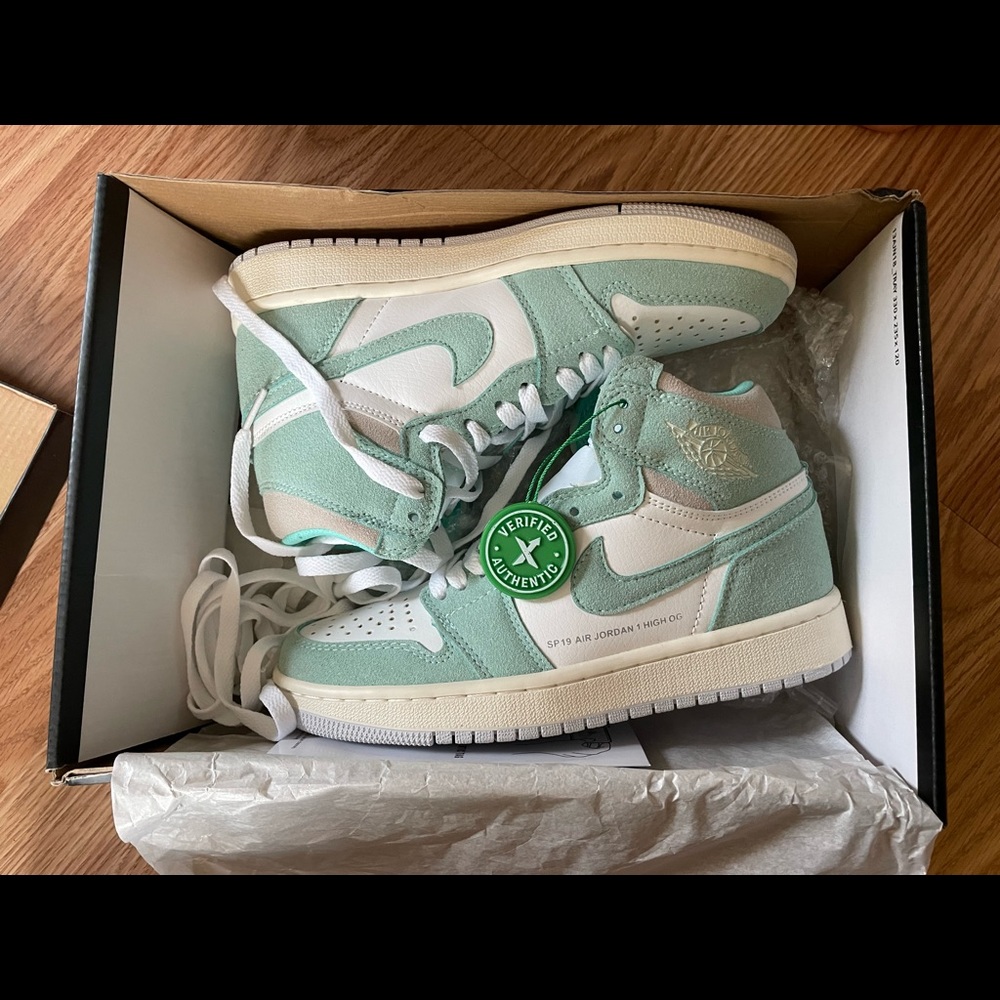 DHGATE Air Jordan 1 High Top Turbo Green